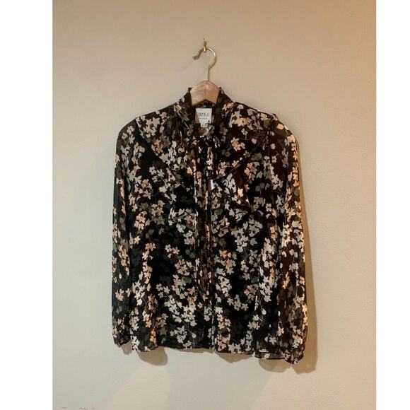 Misa Los Angeles Patia Floral Blouse. - Picture 6 of 9